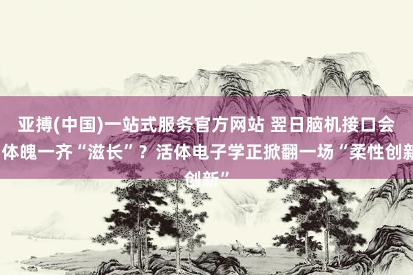亚搏(中国)一站式服务官方网站 翌日脑机接口会与体魄一齐“滋长”？活体电子学正掀翻一场“柔性创新”