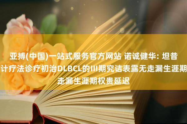 亚搏(中国)一站式服务官方网站 诺诚健华: 坦昔妥单抗预计疗法诊疗初治DLBCL的Ⅲ期究诘表露无走漏生涯期权贵延迟